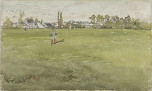 Zielony i srebrny: Beaulieu, Touraine autorstwa James Abbott McNeill Whistler