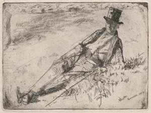Emeryt z Greenwich, 1859. autorstwa James Abbott McNeill Whistler