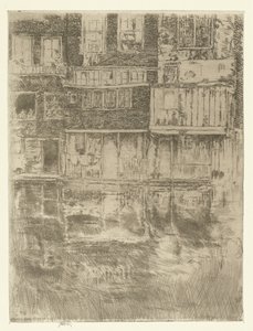 Domy w Amsterdamie Square House, Amsterdam autorstwa James Abbott McNeill Whistler