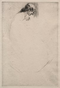 Jos pochylona głowa. autorstwa James Abbott McNeill Whistler