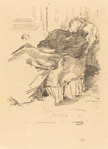 Piękna śpiąca dama, 1894. autorstwa James Abbott McNeill Whistler