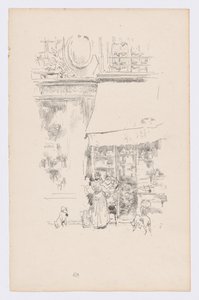 La Fruitière de la rue de Grenelle autorstwa James Abbott McNeill Whistler