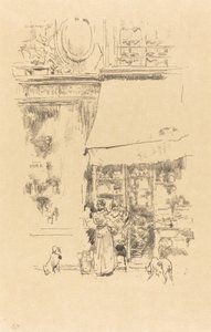 Serowar na rue de Grenelle, 1894. autorstwa James Abbott McNeill Whistler