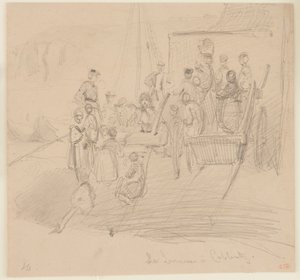Młodzież w Koblencji, 1858. autorstwa James Abbott McNeill Whistler