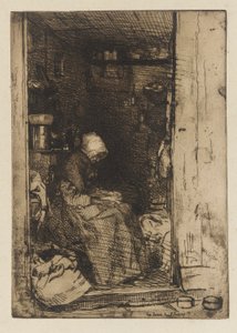 Stara kobieta w łachmanach, 1858. autorstwa James Abbott McNeill Whistler