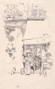 Sprzedawca owoców przy Rue de Grenelle, 1874. autorstwa James Abbott McNeill Whistler