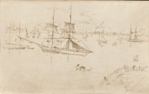 Zalew-Południe, 1879-1880. autorstwa James Abbott McNeill Whistler