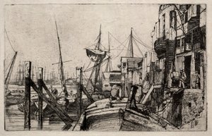 Wapiennik, 1859. autorstwa James Abbott McNeill Whistler