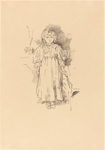 Mała Evelyn, 1896. autorstwa James Abbott McNeill Whistler