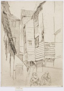 Little Smithfield, c.1877 (akwaforta na papierze) autorstwa James Abbott McNeill Whistler