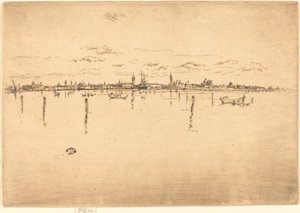 Mała Wenecja, 1880. autorstwa James Abbott McNeill Whistler