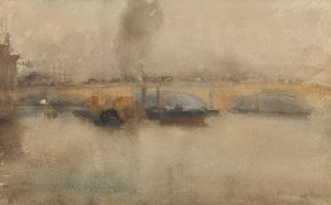 Most Londyński, 1881. autorstwa James Abbott McNeill Whistler