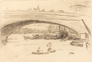 Most Londyński, ok. 1875. autorstwa James Abbott McNeill Whistler