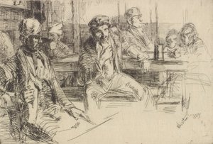 Longshore men, 1859. autorstwa James Abbott McNeill Whistler