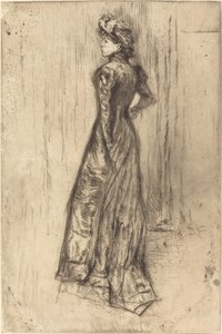 Maud, stojący, c. 1873. autorstwa James Abbott McNeill Whistler
