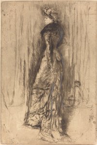 Maud, stojący, c. 1873. autorstwa James Abbott McNeill Whistler
