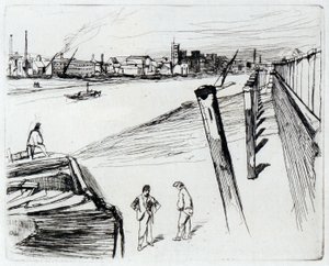 Millbank autorstwa James Abbott McNeill Whistler