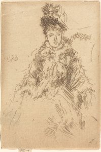 panna Lenoir, ok. 1887. autorstwa James Abbott McNeill Whistler