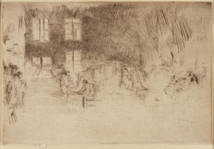 Piec ze szkła Murano, 1879-1880. autorstwa James Abbott McNeill Whistler