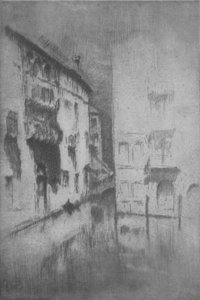 Nokturn - Pałace, 1878, 1904 autorstwa James Abbott McNeill Whistler