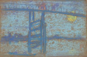 Nokturn: Battersea Bridge, 1872-1873. autorstwa James Abbott McNeill Whistler