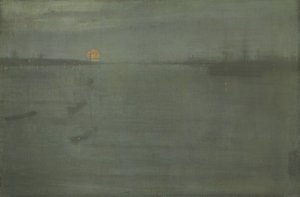 Nokturn: błękit i złoto, woda z Southampton autorstwa James Abbott McNeill Whistler