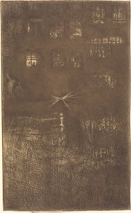 Nokturn: Dom Tańca, 1889. autorstwa James Abbott McNeill Whistler