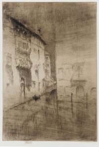 Nokturn: Pałace, 1879-1880. autorstwa James Abbott McNeill Whistler