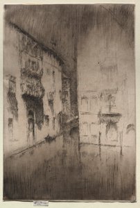 Nokturn: Pałace, 1886. autorstwa James Abbott McNeill Whistler
