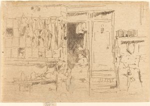 Sklep ze starociami, nr I, ok. 1930 r. 18841886. autorstwa James Abbott McNeill Whistler