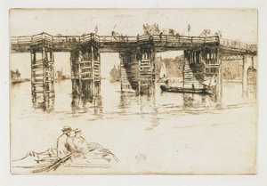 Stary most Putney autorstwa James Abbott McNeill Whistler
