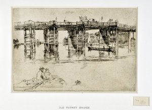 Stary most Putney autorstwa James Abbott McNeill Whistler
