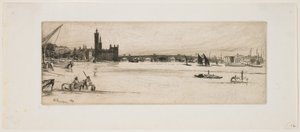 Stary most Westminsterski autorstwa James Abbott McNeill Whistler