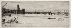 Stary Most Westminsterski, 1871. autorstwa James Abbott McNeill Whistler