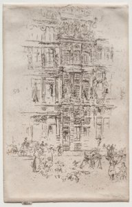 Pałace, Bruksela. autorstwa James Abbott McNeill Whistler