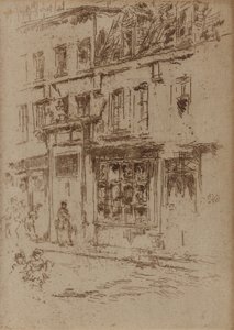 Little Butter Street, Bruksela, 1887. autorstwa James Abbott McNeill Whistler
