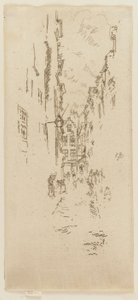 Ulica Małych Rzeźników, 1887. autorstwa James Abbott McNeill Whistler