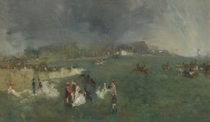 Wyścigi konne autorstwa James Abbott McNeill Whistler