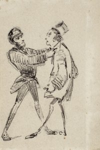 Policjant i obywatel autorstwa James Abbott McNeill Whistler