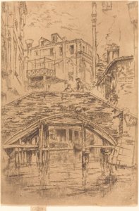 Most Piovan, 1880. autorstwa James Abbott McNeill Whistler