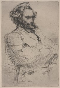 Portret Droueta autorstwa James Abbott McNeill Whistler