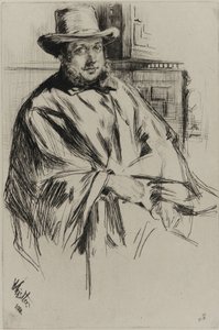 Portret mężczyzny, 1860. autorstwa James Abbott McNeill Whistler