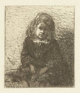 Portret van Arthura Hadena Mały Artur Dwanaście rycin z natury (tytuł serii) autorstwa James Abbott McNeill Whistler