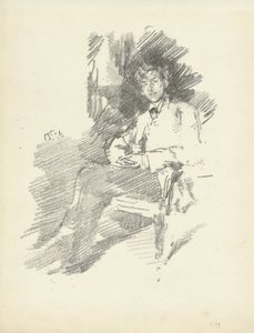 Portret Waltera Sickerta autorstwa James Abbott McNeill Whistler