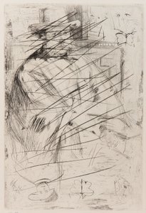 Portret mężczyzny, autorstwa James Abbott McNeill Whistler