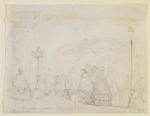 Spacer w Baden, 1858. autorstwa James Abbott McNeill Whistler