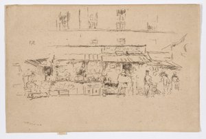 Quai de Montebello autorstwa James Abbott McNeill Whistler