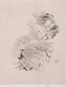 Czytanie, 1879. autorstwa James Abbott McNeill Whistler