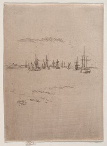 Wróć do Tilbury. autorstwa James Abbott McNeill Whistler