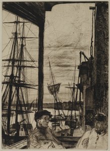 Rotherhithe, 1860 autorstwa James Abbott McNeill Whistler
